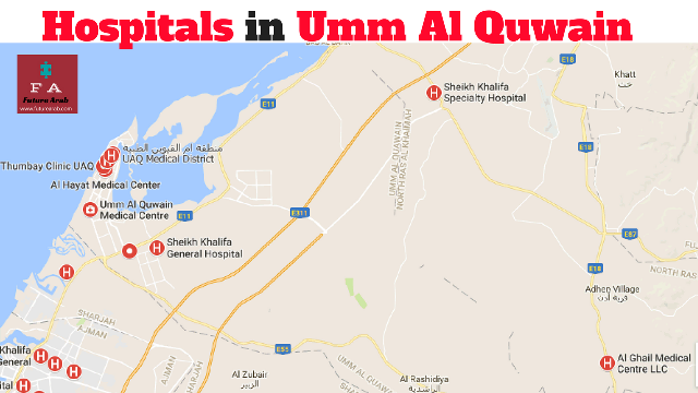 Umm Al Quwain Map Location For Airports Tourism And Important Places